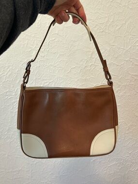 Coach Vintage Brown Leather Hobo Shoulder Bag